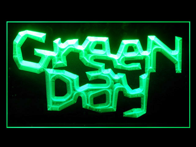 Green Day Music Rock Roll Display Led Light Sign